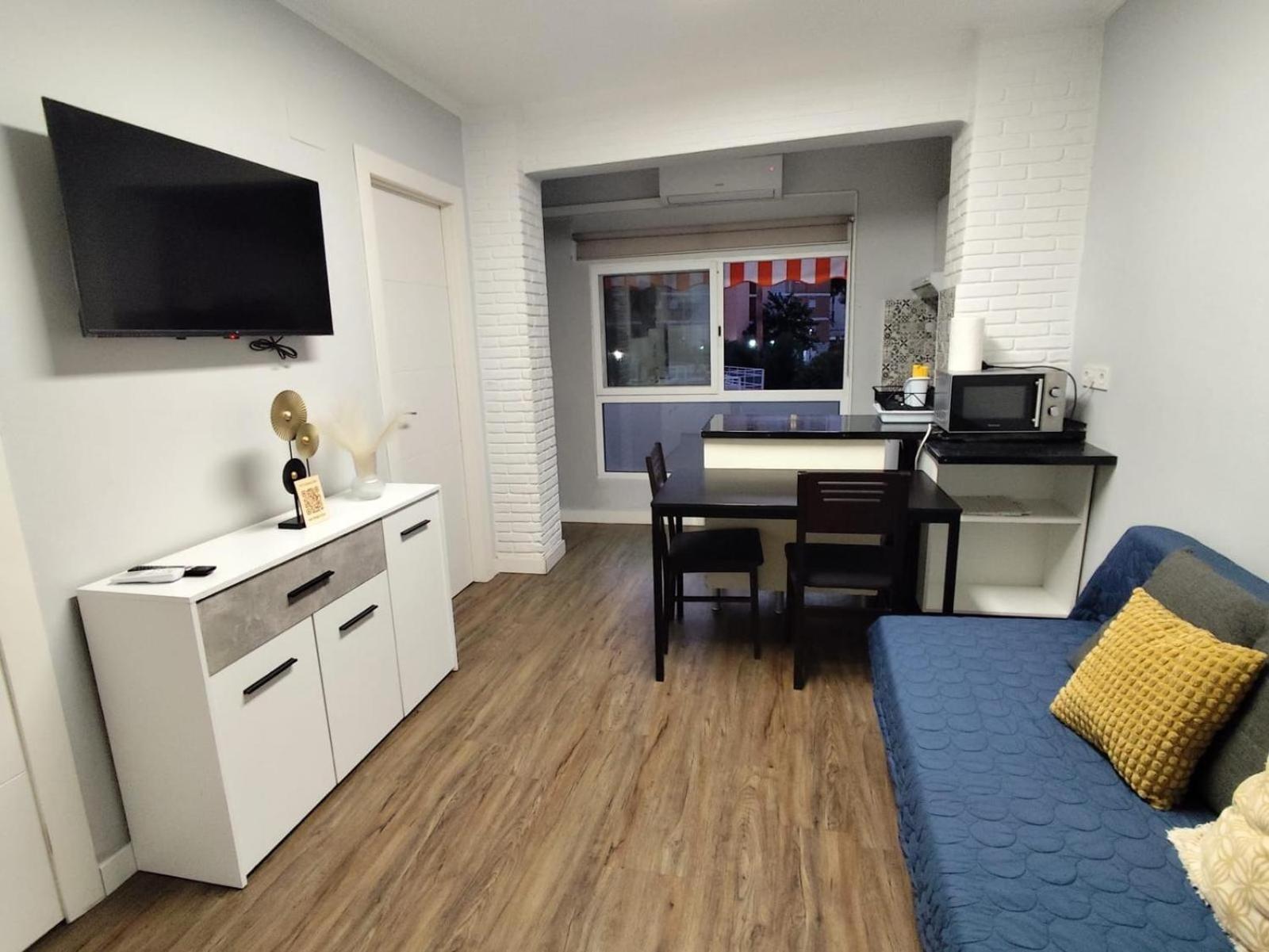 פובלה דה פארנאלס Precioso Estudio En La Playa Norte De Valencia חדר תמונה